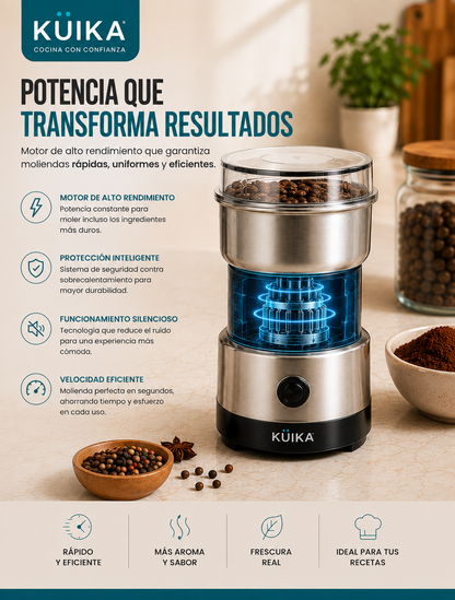 Molino Eléctrico para Café y Especias