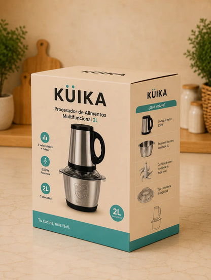 Procesador de Alimentos Multifuncional 2 LT KÜIKA